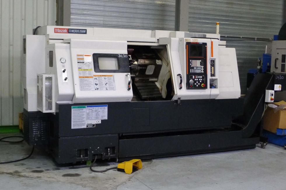 Mazak NEXUS 250 M Ø 380 x 1.000 mm with C & Live tooling multi tasking cnc Mach4metal