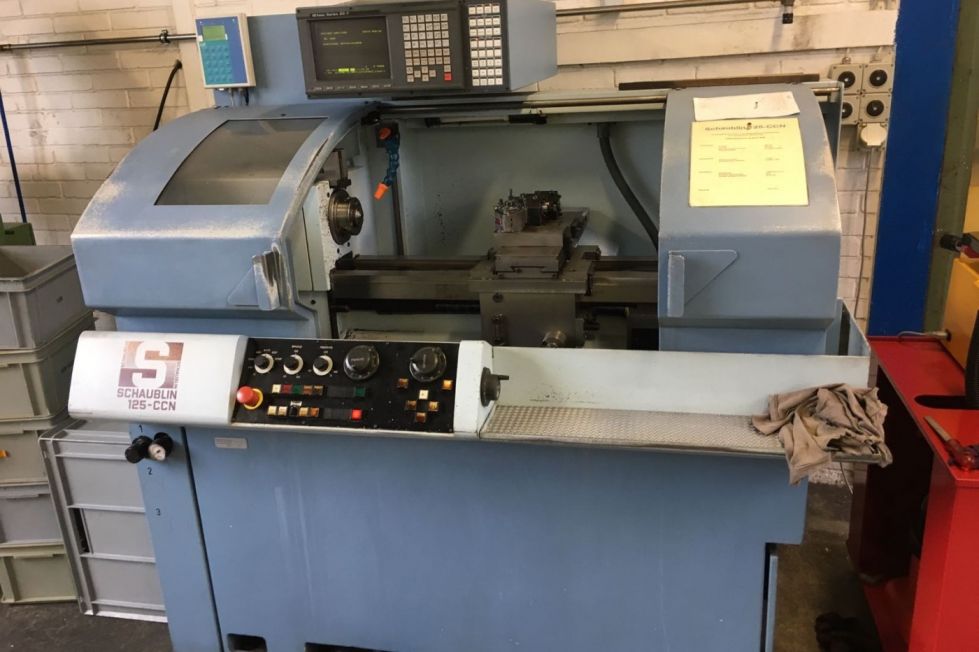 Schaublin 125 CCN CNC Lathe Ø 270 x 500 mm Mach4metal