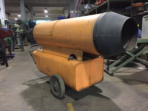 Calefactor Gasoil cañón-secador