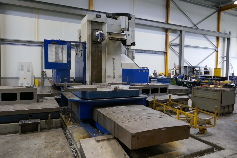 Soraluce FS 10000 X/Y/Z 10.000 x 2.000 x 1.500 with Turn table Ø 6000 mm 3685 Mach4metal