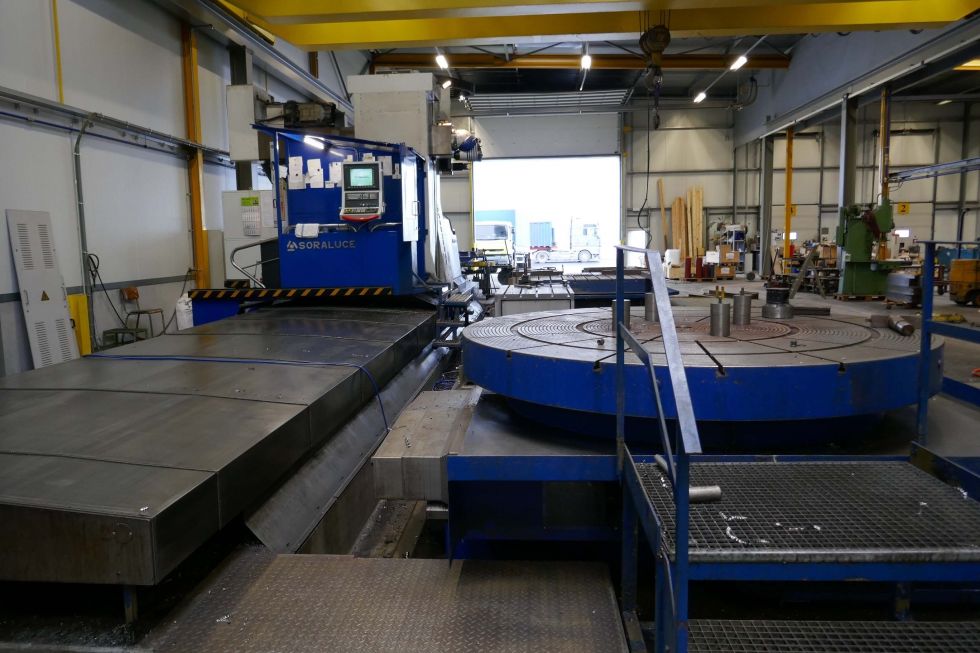 Soraluce FS 10000 X/Y/Z 10.000 x 2.000 x 1.500 with Turn table Ø 6000 mm 3685 Mach4metal