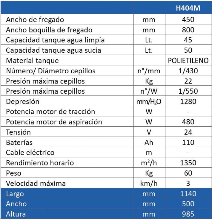 Fregadora Dulevo H404M Ocasión