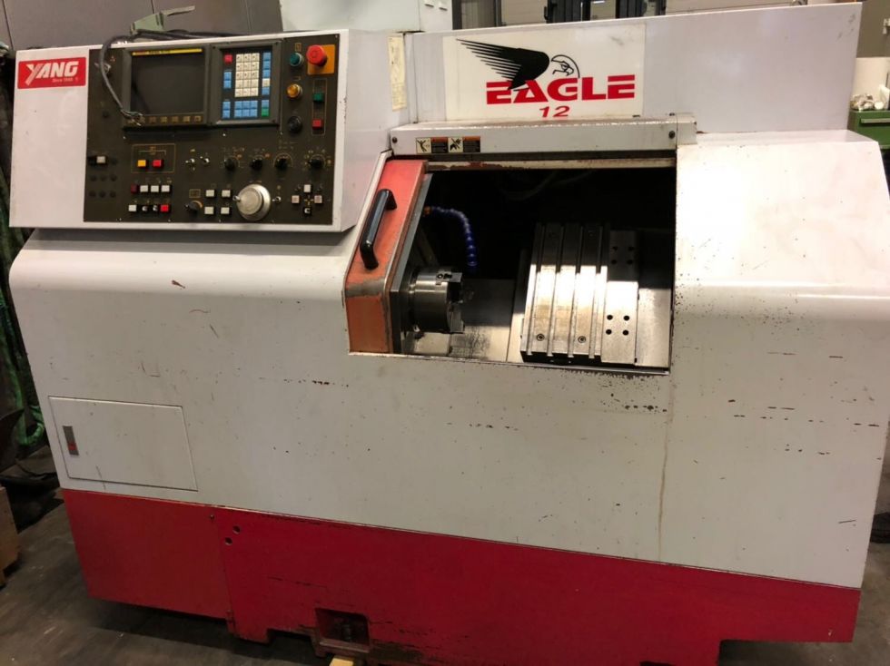 Yang CNC Lathe eagle 12 Ø 330 x 205 mm = 3688 Mach4metal