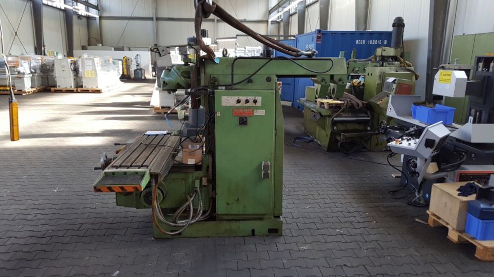 Bullmak FU 321 Universal milling X/Y/Z 1000 x 360 x 460 mm = 3762 Mach4metal