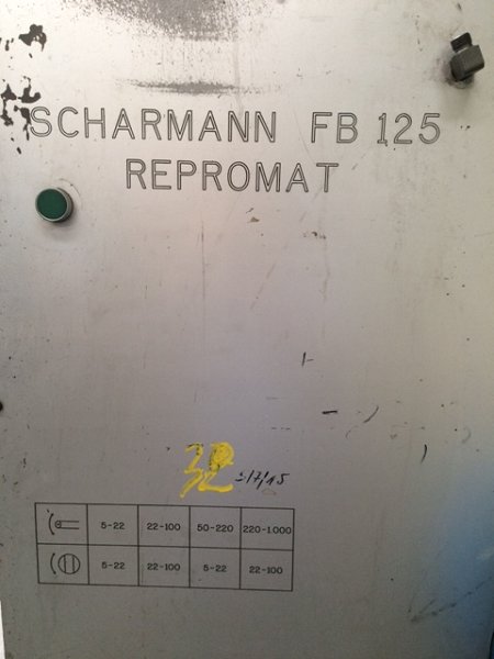 Mandrinadora Scharmann FB125 Repromat