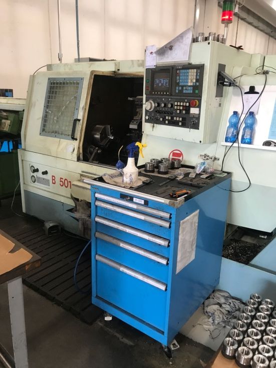 Biglia CNC Lathe B 501 M/B Ø 320 x 500 Live tools 4057 = Mach4metal