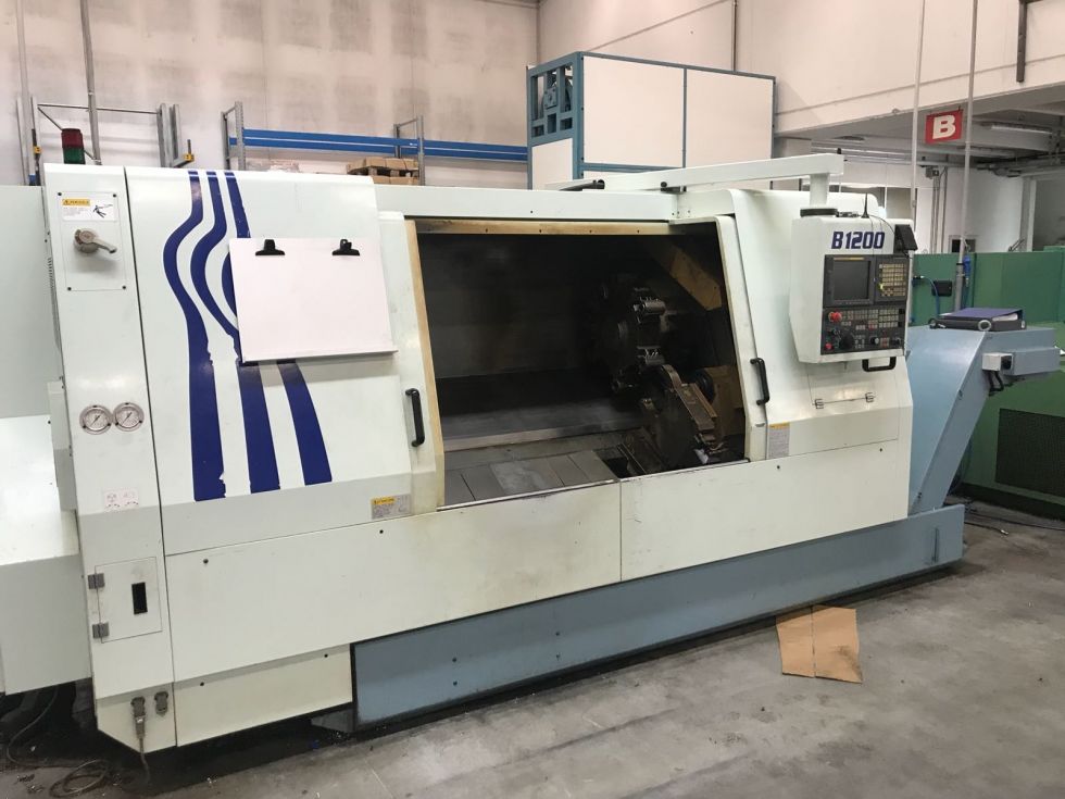 Biglia 1200 CNC Lathe Ø 490 x 1200 mm 4056 = Mach4metal