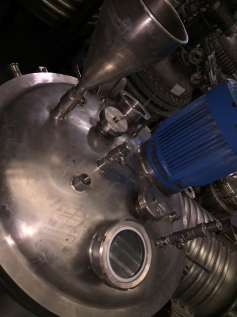 Reactor acero inoxidable 250 litros con camisa y agitacion