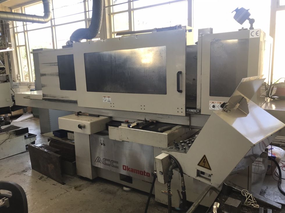 Okamoto Surface Grinder 950 x 440 x 500 mm with FANUC 4104 = Mach4metal