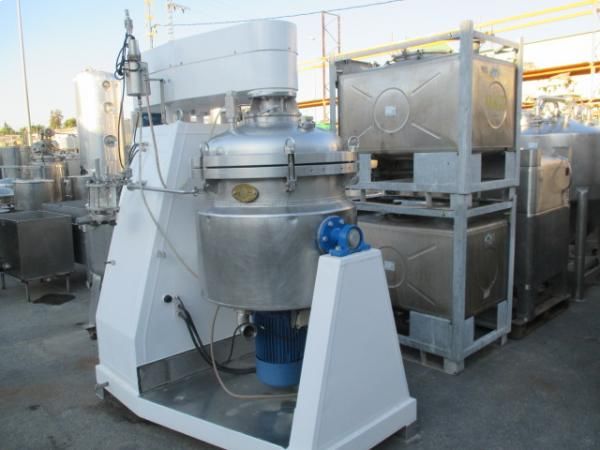 Fundidor de queso con agitación y emulsificador en acero inoxidable capacidad 500 litros