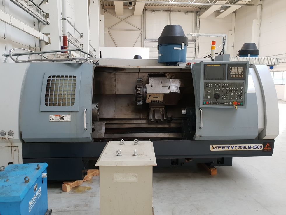 Viper CNC Lathe Ø 680 x 1500 C Axis & Live tools 4202 = Mach4metal