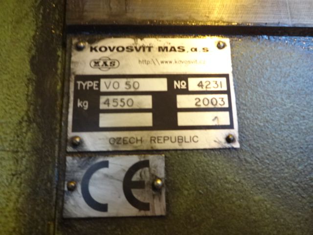 MAS Kovosvit VO 50 / 1600 Radial drilll 4220 = Mach4metal