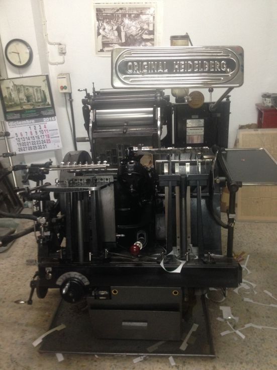 Maquina imprimir aspas