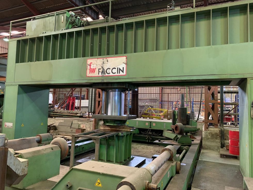 Faccin Dishing Press PPM + Manipulator MA 120 Ø 8000 x 800 Ton 4419 = Mach4metal