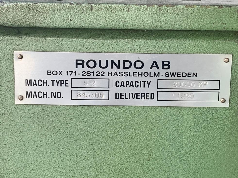ROUNDO S-2 Hydraulic Joggling machine 4450 = Mach4metal