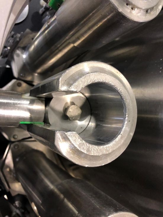 Dosificadora rotativa de 14 pistones SOMME para 1/2 kg en acero inoxidable