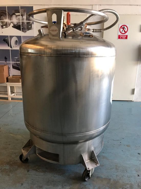 Deposito acero inoxidable 640 litros cryo diffusion rbp 600 vlr de segunda mano