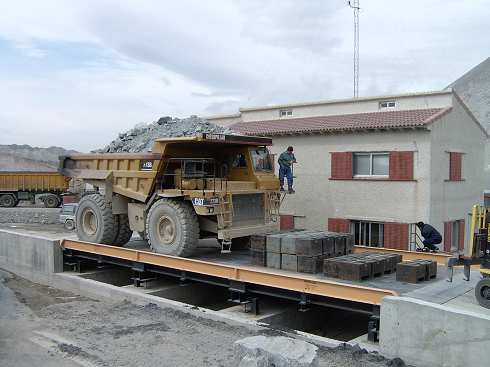 Basculas-puente para camiones