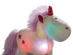 Peluche Unicornio con Led y Altavoz, de NICI