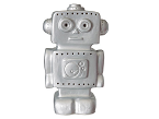 Lmpara quitamiedos Robot plateado, de EGMONT-OLD TEDDYS