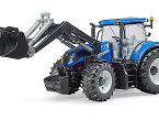 New Holland T7.315 con pala frontal, BRUDER