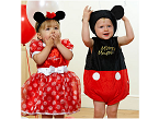 Disfraz Minnie Mouse y Mickey Mouse, de TRAVIS DESIGNS - OLD TEDDYS