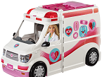 Ambulancia-Hospital 2 en 1 de Barbie, MATTEL 