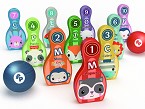 Bolos de Madera Woomax-Fisher-Price, COLORBABY