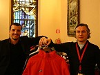 Dario Comacchio, Export manager de Slam (izq) y Pedro Fuste, responsable de la zona Norte