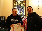 Fabio Campagnolo (Izq) y Albert López, Agente General de la marca)