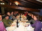 La central invitó a cenar a los socios y a los proveedores