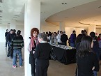 La pausa para el caf permiti a los asistentes intercambiar opiniones