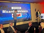 Ricardo Velasco, Key Account Manager en GAM, recogi un reconocimientoal mejor vdeo elaborado para la Semana Europea del Alquiler 2023.