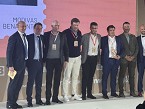 Finalistas y ganador del Premio al Mejor Delegado.