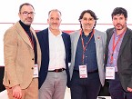 De izquierda a derecha: Luis Gandiaga, de Foro MICE, Jos Miguel Gimeno, de Travel Advisors, Juan Jos Torres, de Aseamac, y Andrs Virto, de Madison Experience Marketing.