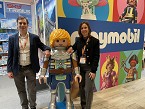 Carlos Cases, sales & marketing manager, Ana Antón, trade marketing manager de Playmobil Ibérica.