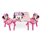 Set mesa y 2 sillas de madera Minnie, ARDITEX