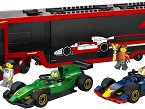Lego City Camin de F1 con Coches de F1 RB20 y AMR24, LEGO
