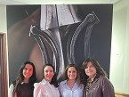 Mireia Ferré, associate manager CP Softlines Iberia, María Arostegui, associate manager CP Retail Iberia & italy, Ruth Gómez, associate manager CP Hardlines & Promotions Iberia, y Eleonora Schiavoni, head consumer products Iberia & Italy de Mattel.