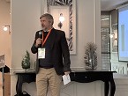 Clausura de la Asamblea por parte de Miguel D'Cotta, presidente de ANEBOMH.