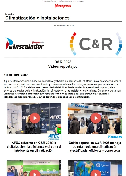 Newsletter Climatización e Instalaciones