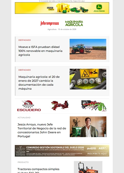 Newsletter Agrícola Newsletter Agrícola