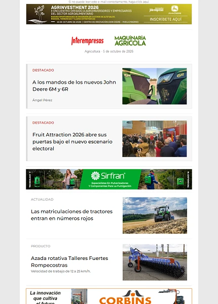 Newsletter Agrícola Newsletter Agrícola