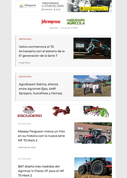 Newsletter Agrícola Newsletter Agrícola