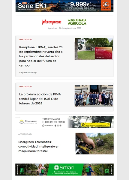 Newsletter Agrícola