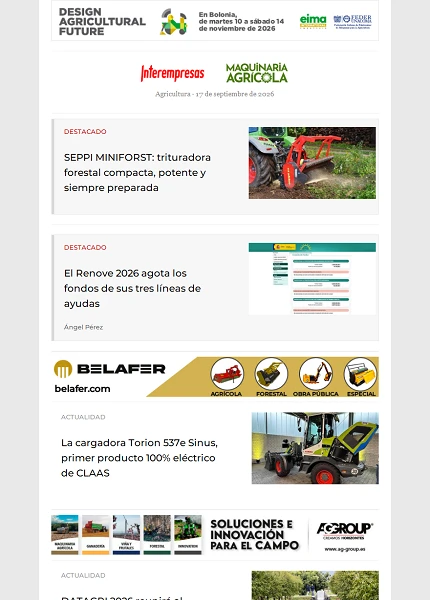 Newsletter Agrícola