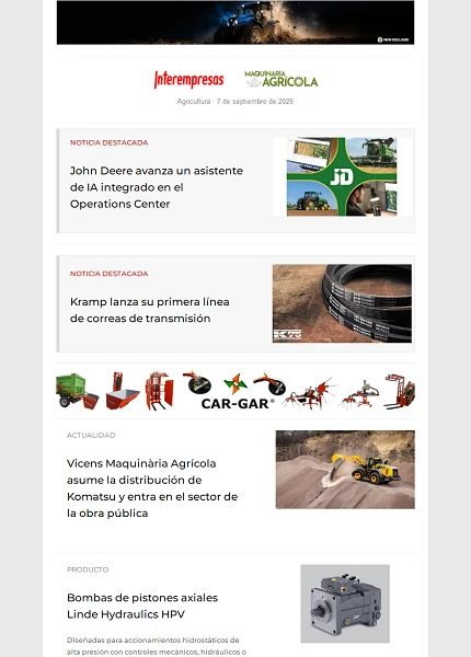 Newsletter Agrícola
