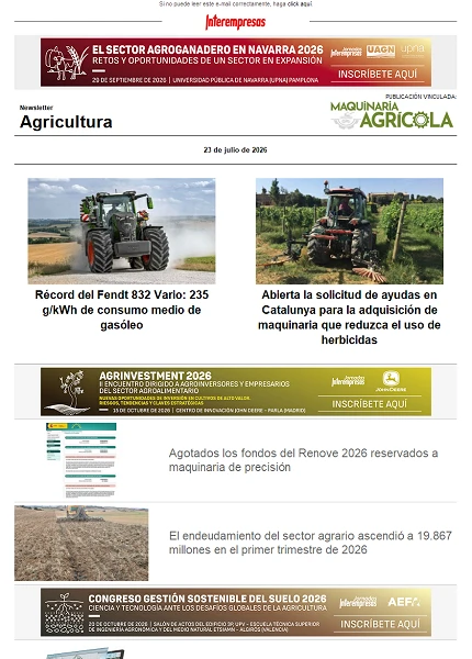 Newsletter Agrícola