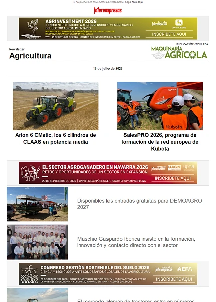 Newsletter Agrícola Newsletter Agrícola