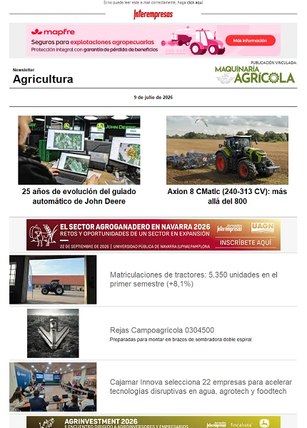 Newsletter Agrícola
